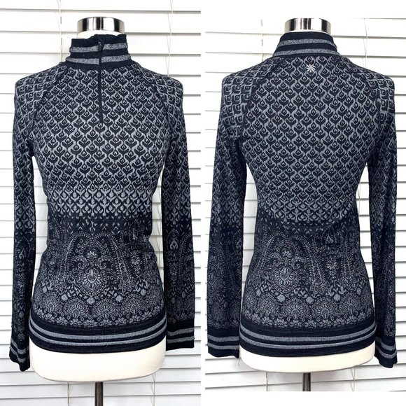 Athleta Tops - |•ATHLETA*| Stretch 1/4 Zip Mock Turtleneck